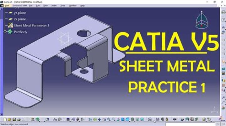 Learn Catia V5 Sheet Metal Design with Step-by-Step PDF Tutorial