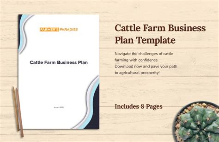 Cattle Farming Business Plan Sample PDF Free Download