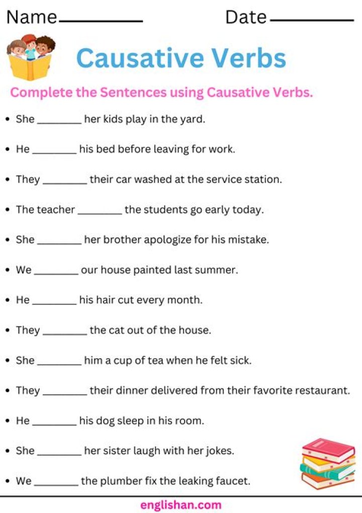 Causative Exercises with Answers PDF – Master Grammar Quickly