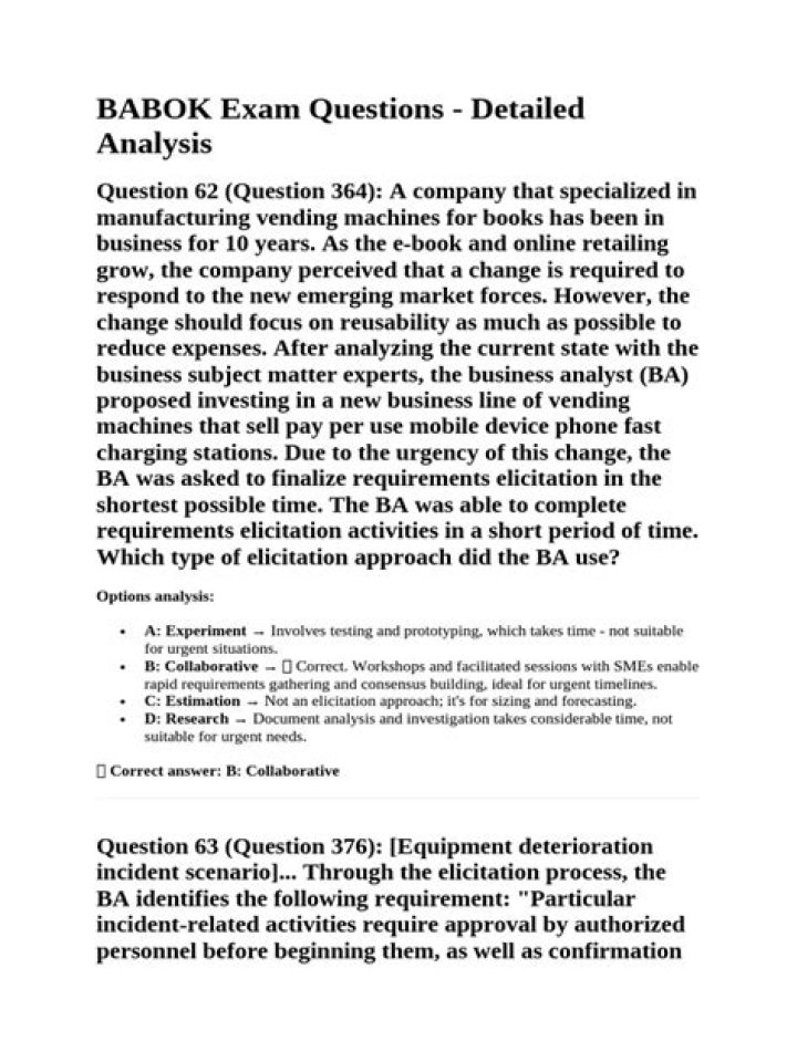 CBAP Exam Questions PDF: Practice Tests & Study Guide