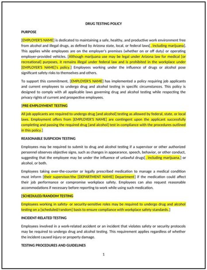 Cbre Drug Test Policy PDF: Full Guidelines & Compliance Requirements
