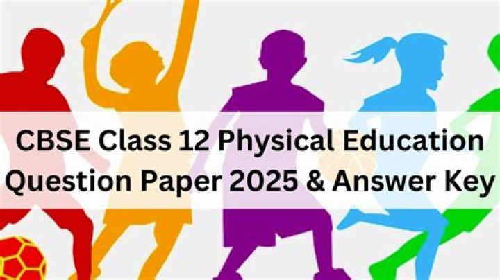 CBSE Class 12 Physical Education Question Paper 2024 PDF Download