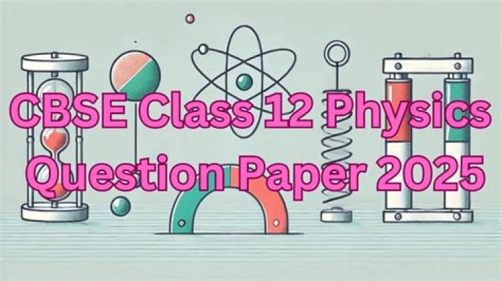 CBSE Physics Question Paper 2025 PDF for Class 11 & 12
