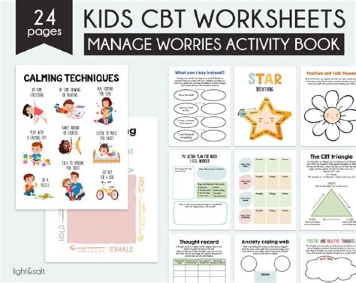 CBT Child Worksheets PDF Free Download – Free Therapeutic Activities