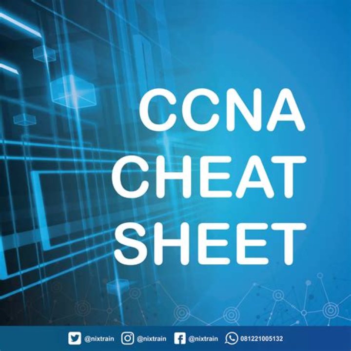 CCNA Cheat Sheet PDF 2023: Essential Networking Study Guide