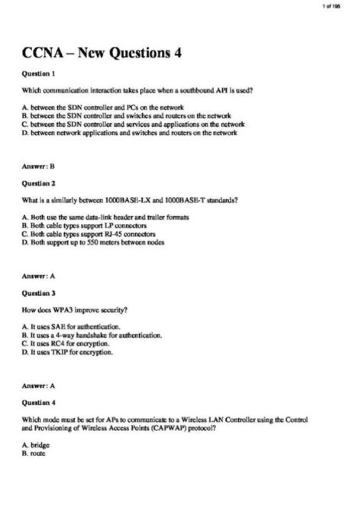 CCNA Previous Question Papers PDF – Practice Tests & Solutions