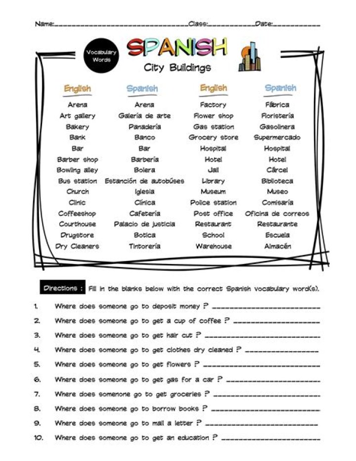CD 4340 Building Spanish Vocabulary Answer Key PDF – Instant Download