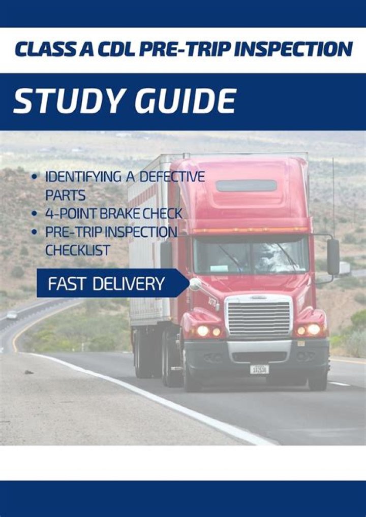 CDL Pre-Trip Practice Test PDF: Master Your Trip Safety