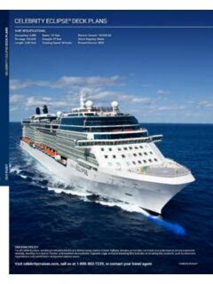 Celebrity Eclipse Deck Plans PDF – Ultimate Guide
