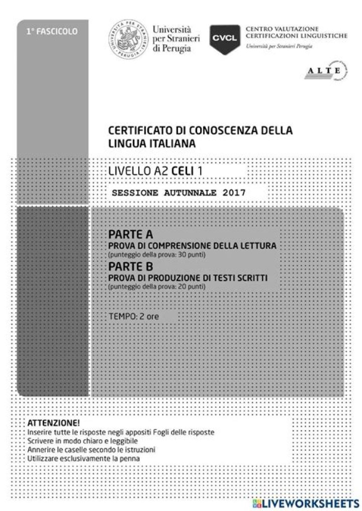 Celi A2 Test PDF: Accurate Results & Quick Analysis