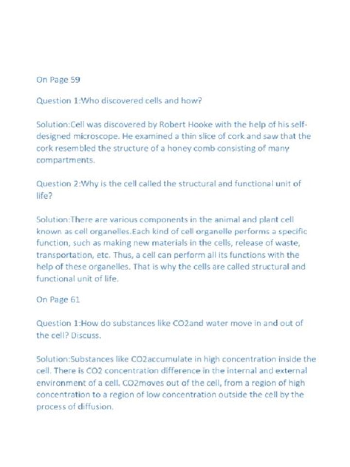 Cell Questions and Answers: Complete PDF Guide