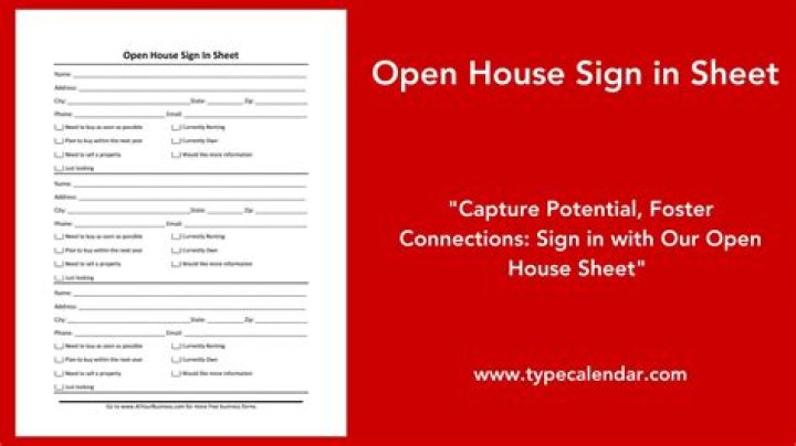Century 21 Open House Sign-In Sheet PDF – Get Your Printable Checklist