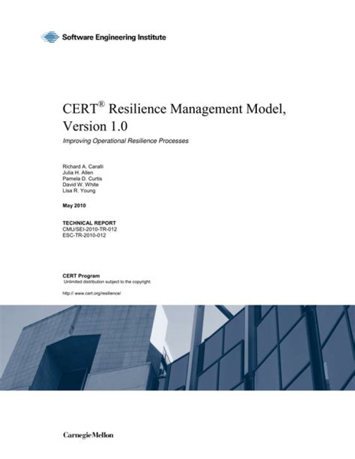 Cert Resilience Management Model PDF: Comprehensive Guide & Implementation