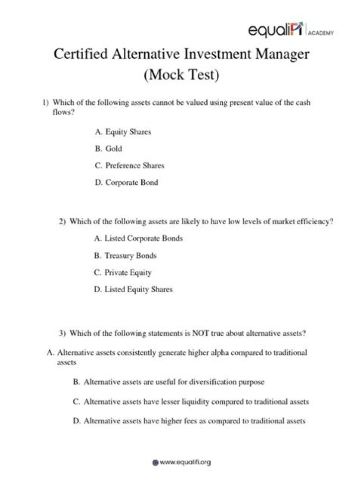 Certified Alternative Investment Manager Aim PDF: How to Get Certified