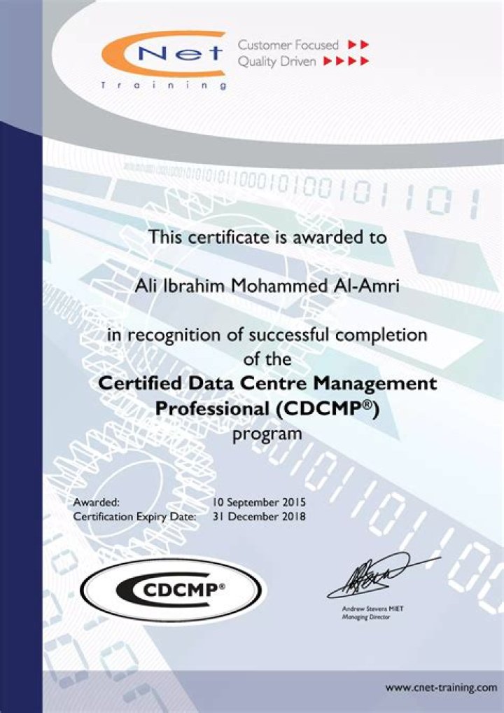 Certified Data Centre Management Professional PDF – Expert Certification Guide