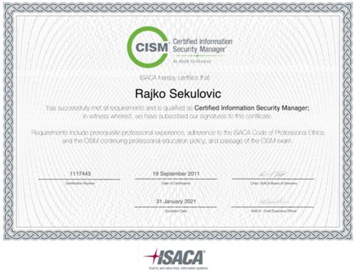 Certified Information Security Manager PDF Guide