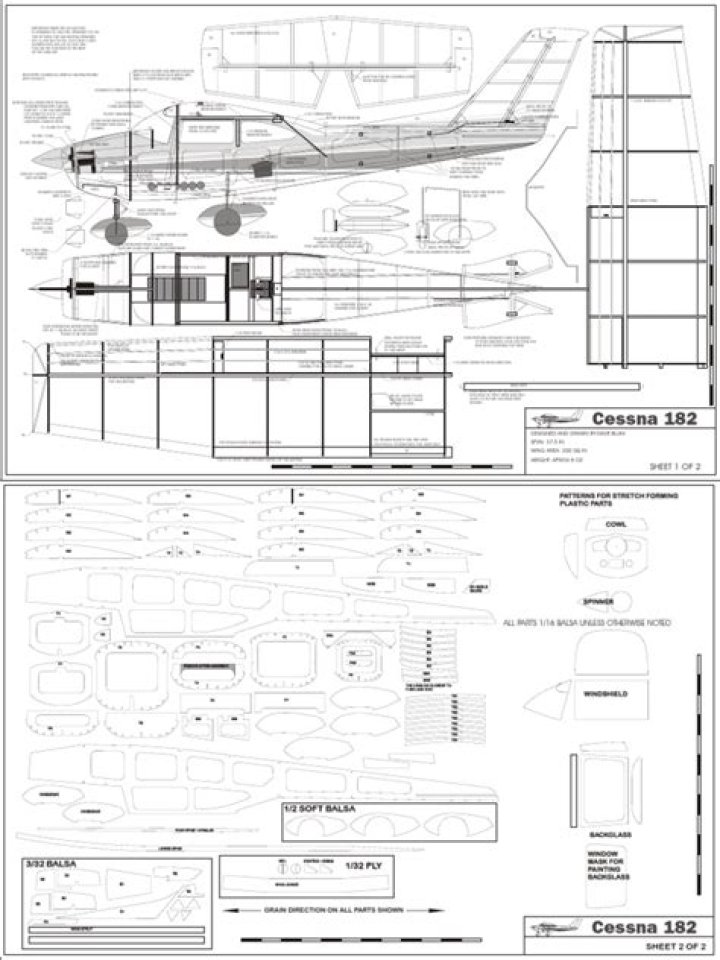 Cessna 182 Plans PDF – Full Construction & Assembly Guide