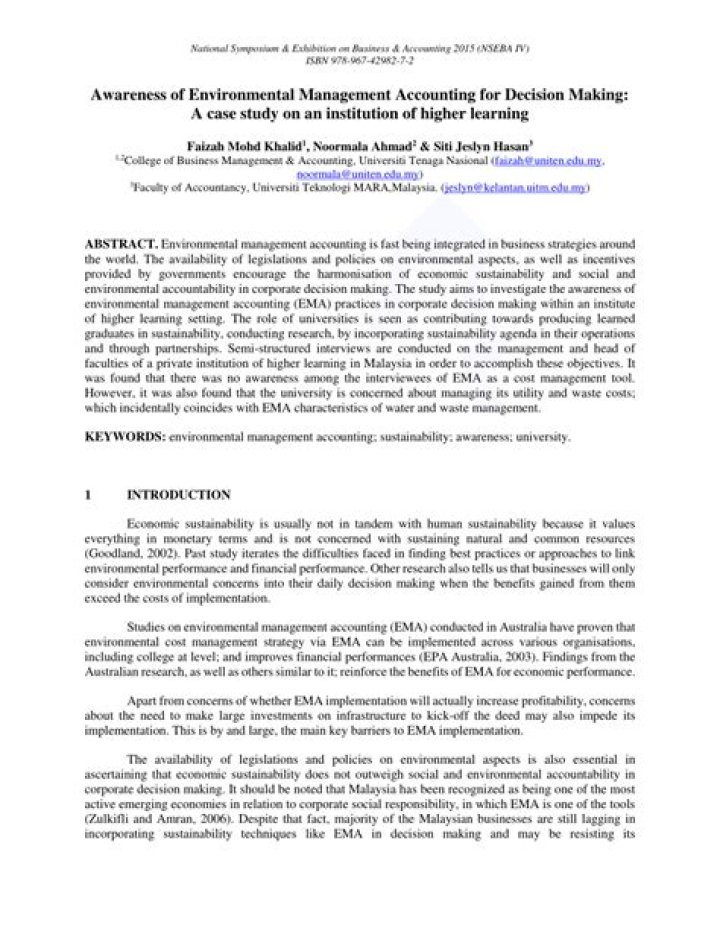 Overcoming the Challenges of Environmental Management Accounting: A Comprehensive PDF Guide