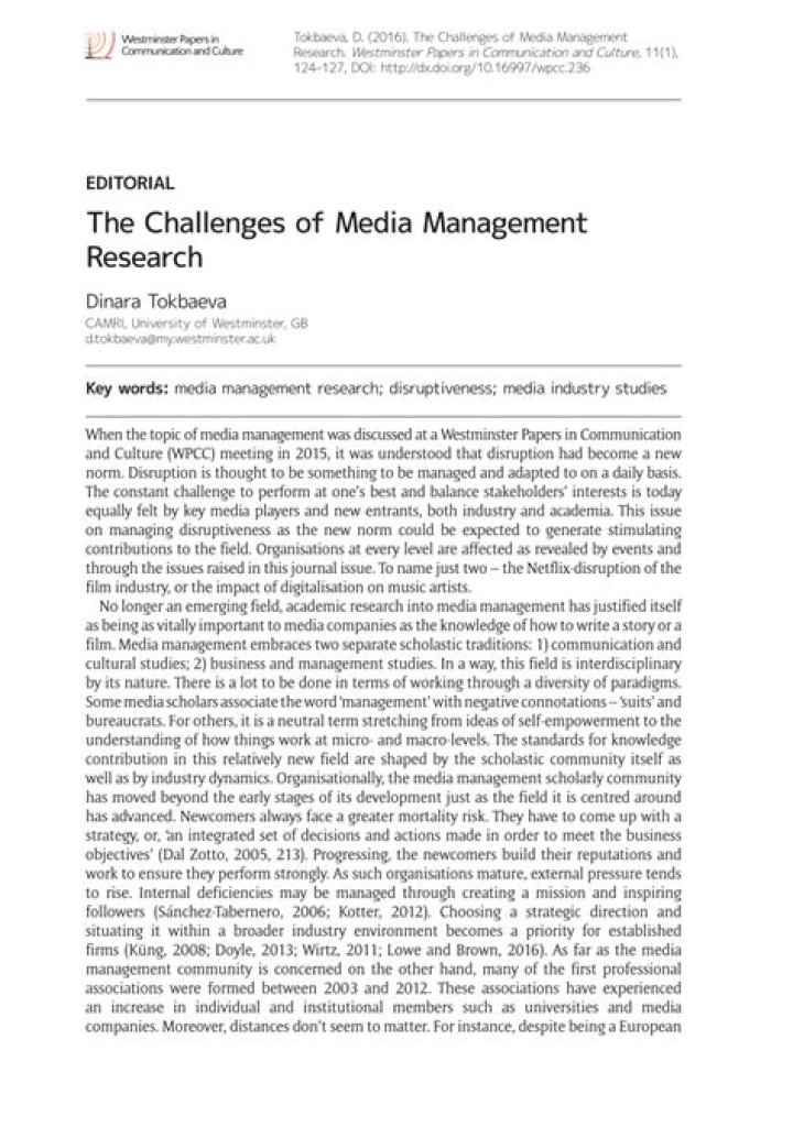 Challenges of Media Management in Nigeria: A Critical PDF Analysis