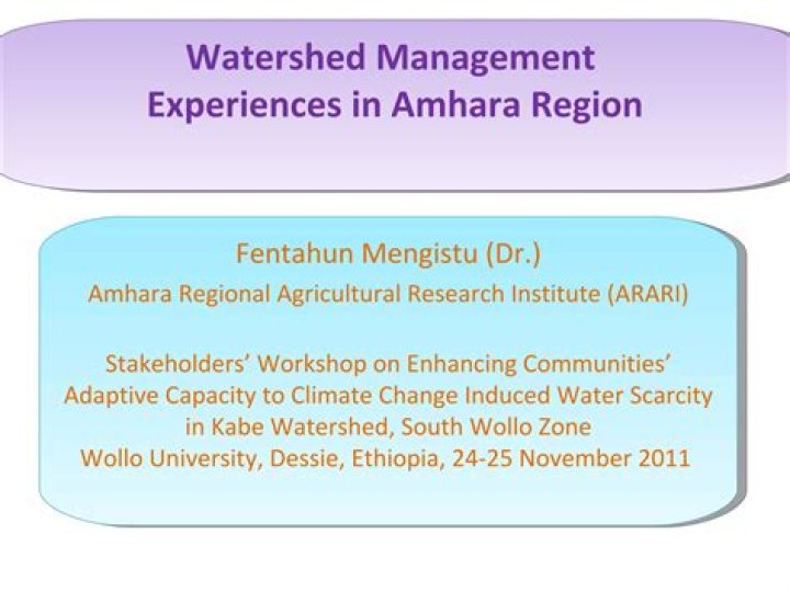 Challenges of Watershed Management in Ethiopia: A Critical PDF Analysis