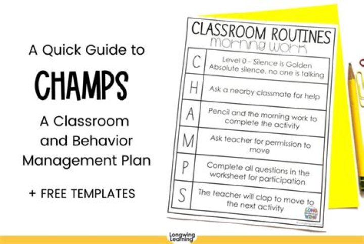 Effective Champs Behavior Management PDF Guide
