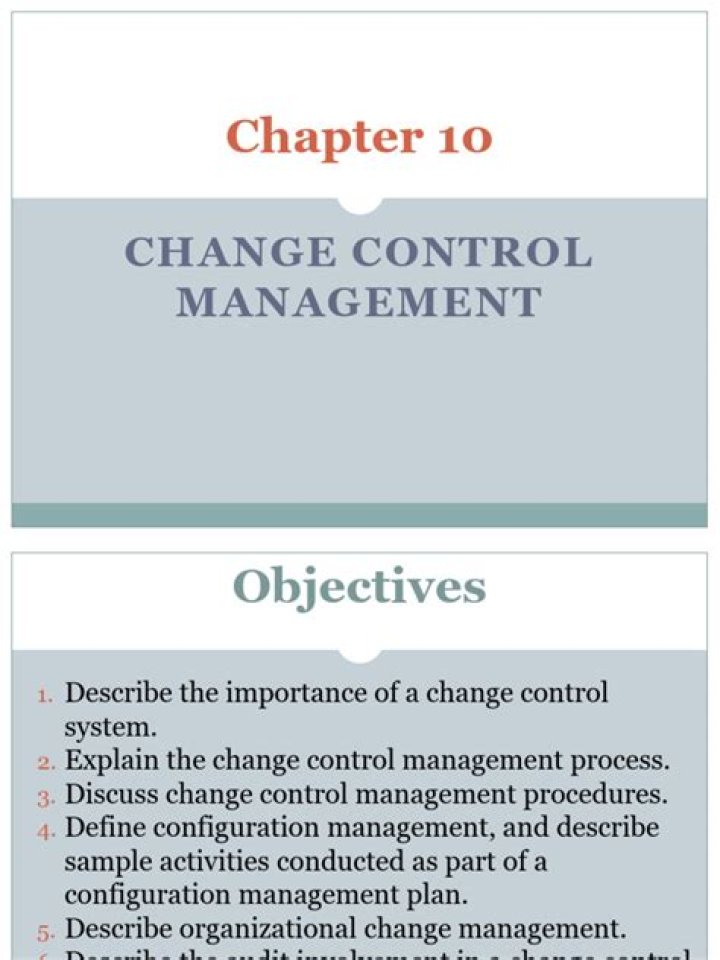 Change Control Management PDF Guide: Master Process Compliance