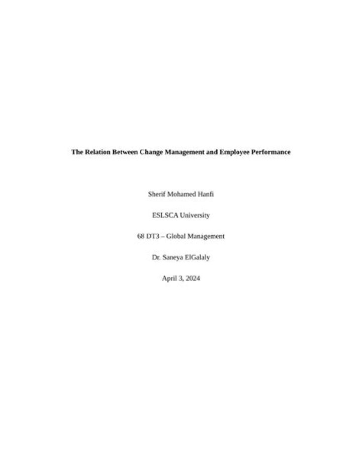 Boost Employee Performance Through Effective Change Management: A Practical PDF Guide