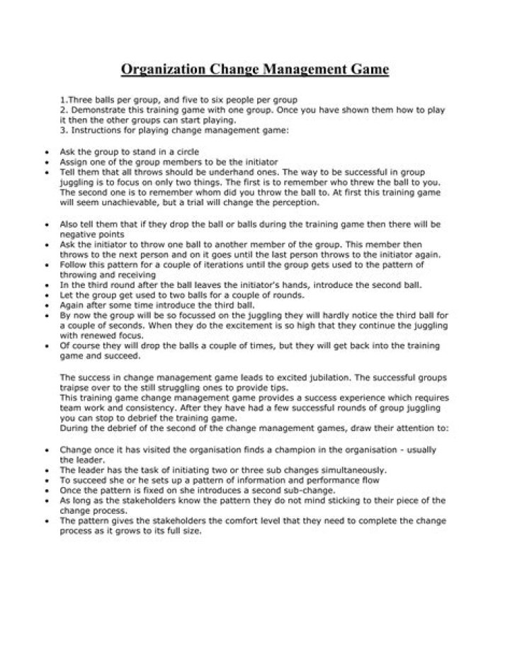 Change Management Games PDF: Master Transformation with Interactive Learning