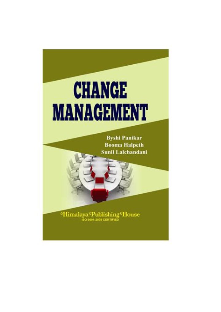 Essential Change Management MBA Notes PDF for Success