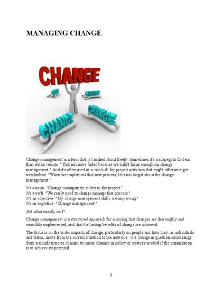 Download Essential Change Management PDF Guide