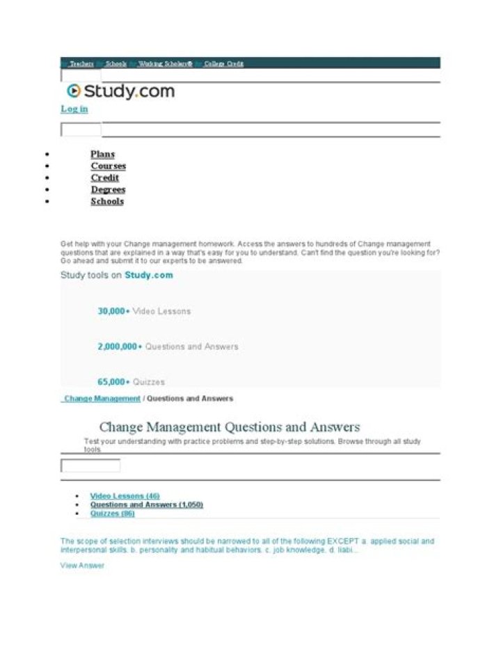 Change Management Questions and Answers PDF: Essential Guide