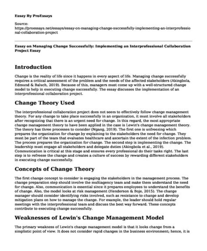 Change Management Thesis PDF: Expert Guide for Academic Success