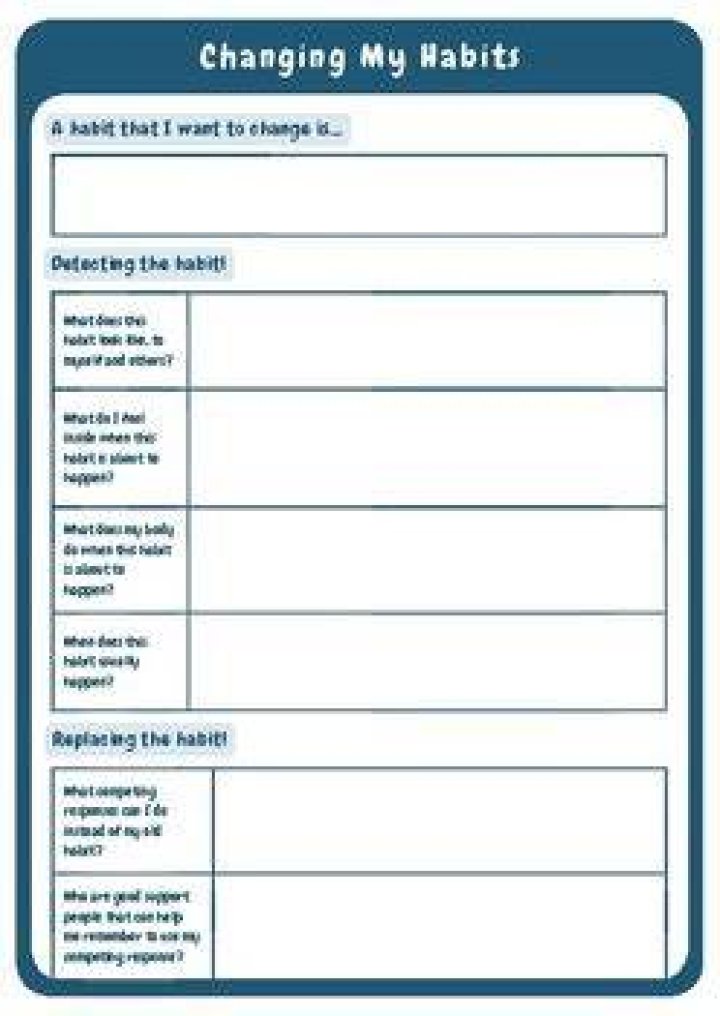 Change Your Habits with This Free Worksheet (PDF)