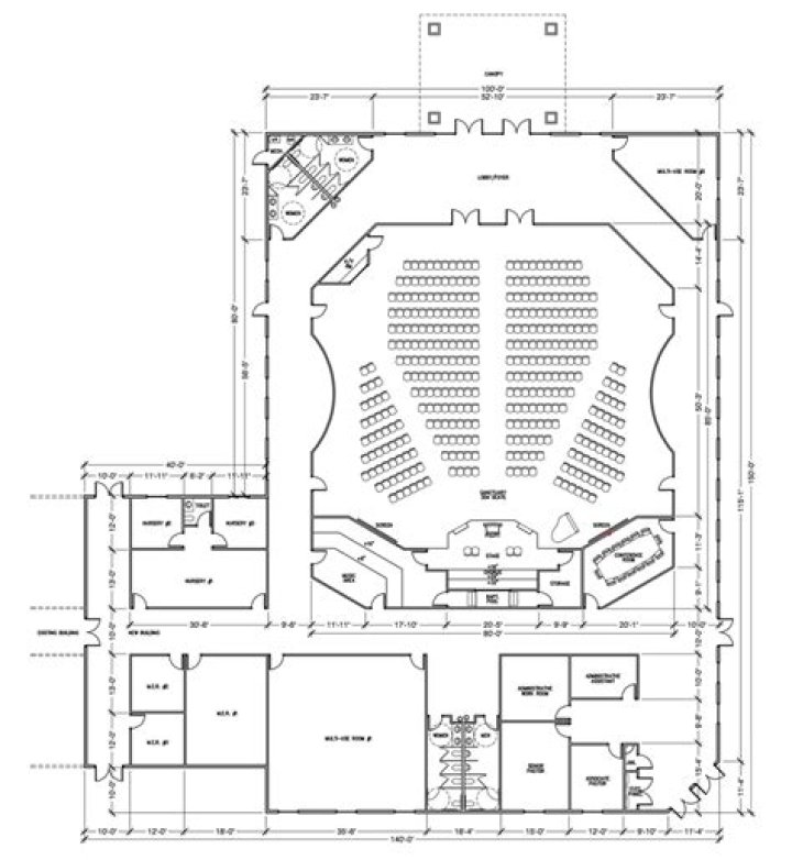 Free Chapel Floor Plan PDF Download – Detailed Layouts & Dimensions