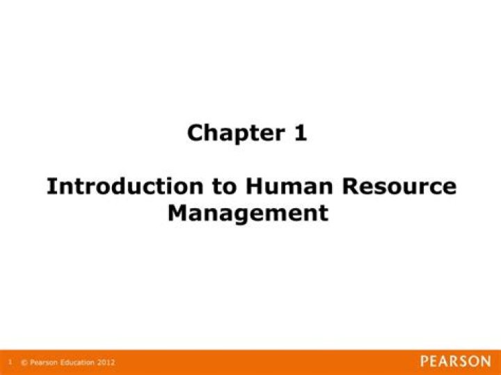 Chapter 1 Introduction to Human Resource Management PDF – Free Download