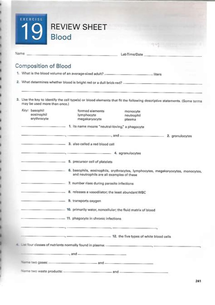 Chapter 10 Lab Investigation Blood Answer Key PDF – Perfect Study Guide