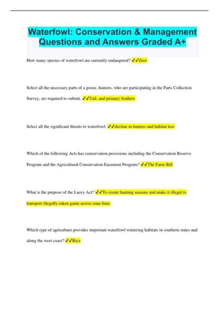 Chapter 9 Modern Waterfowl Management Answers PDF