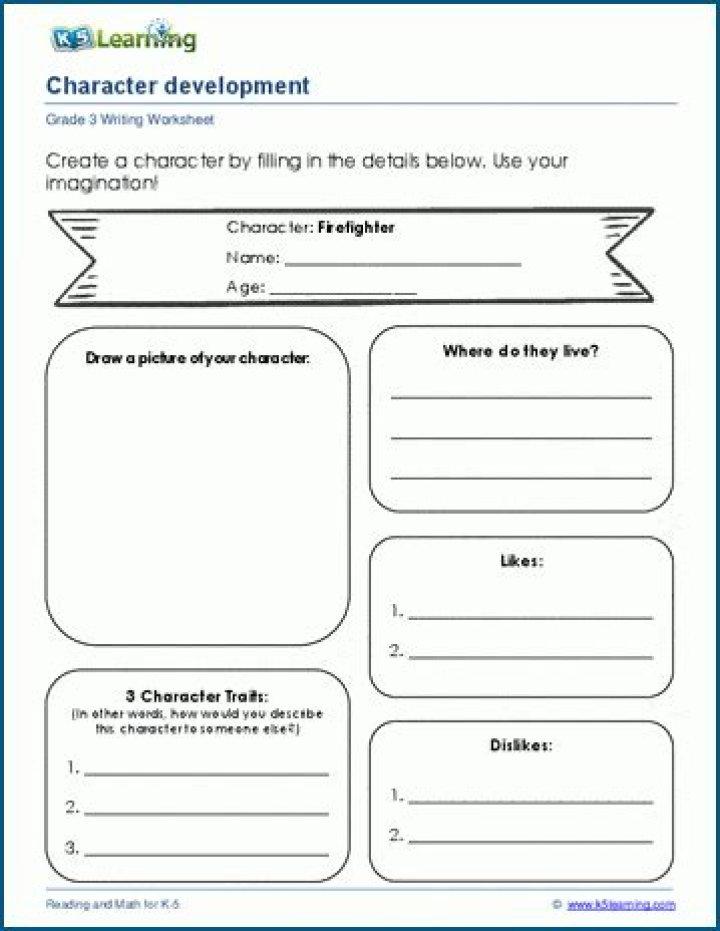 Free Character Development Worksheet PDF – Build Compelling Characters Today