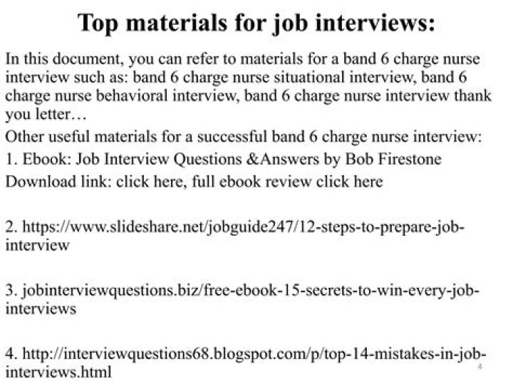 Charge Nurse Interview Questions and Answers PDF Guide