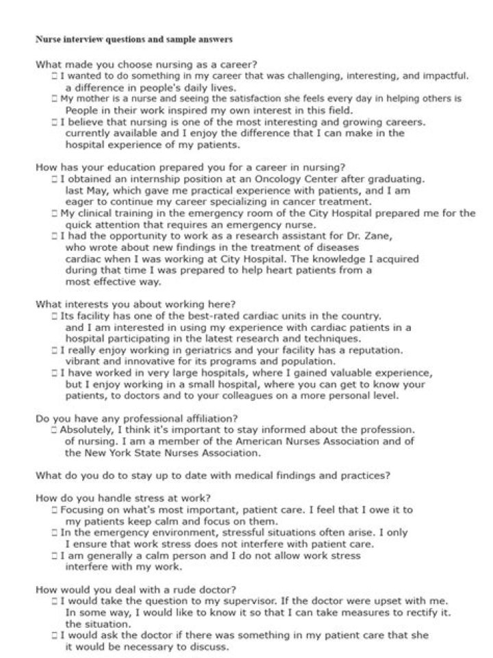 Charge Nurse Interview Questions with Answers PDF – Expert Prep Guide
