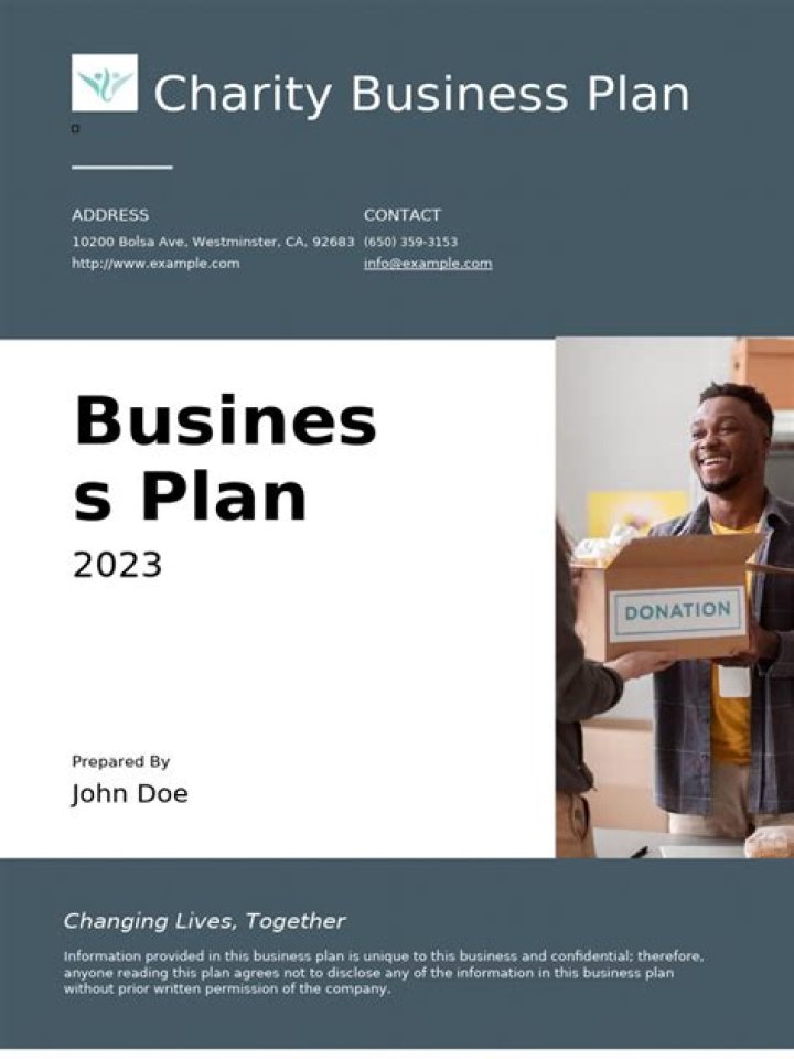 Charity Business Plan PDF: Step-by-Step Guide for Success