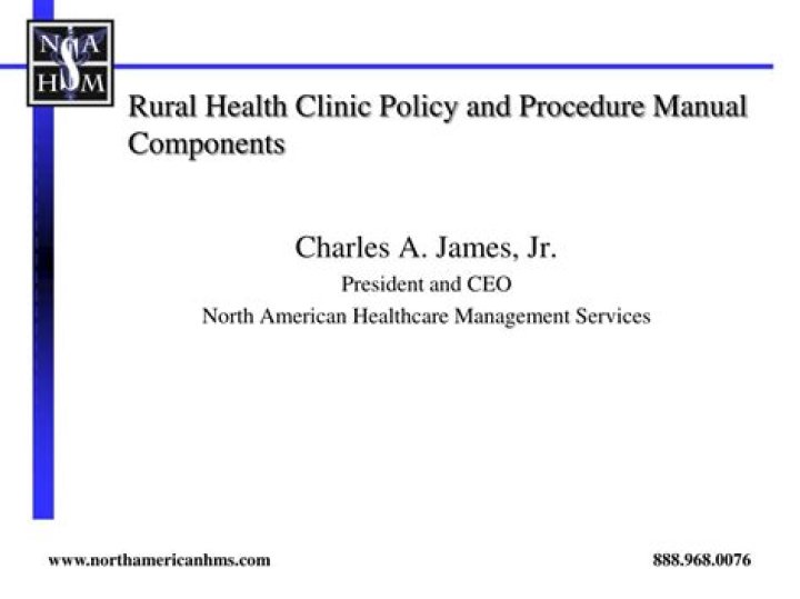 Charles James North American Healthcare Management Services PDF Guide
