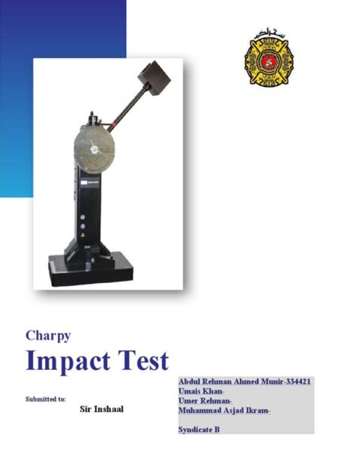 Charpy Impact Test Report PDF: Essential Testing & Analysis