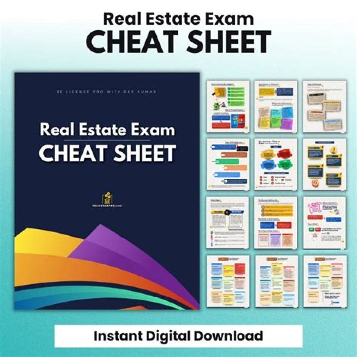 Cheat Sheet Real Estate Exam Questions PDF – Master Your Test Fast