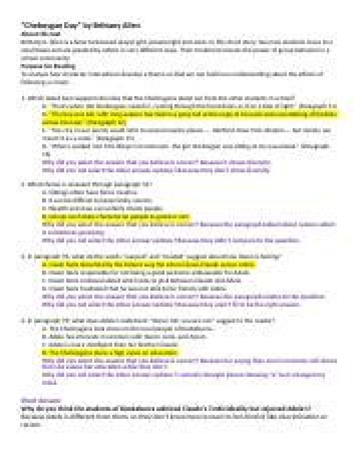 Cheboygan Day Answer Key PDF – Get Instant Results