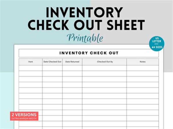 Check In Check Out Sheet PDF – Streamline Check-in & Check-out Process