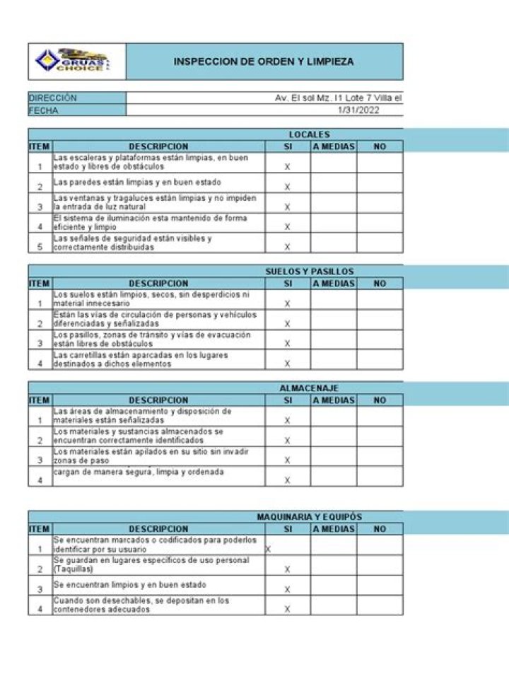 Lista de Orden y Limpieza PDF para un Hogar Organizado