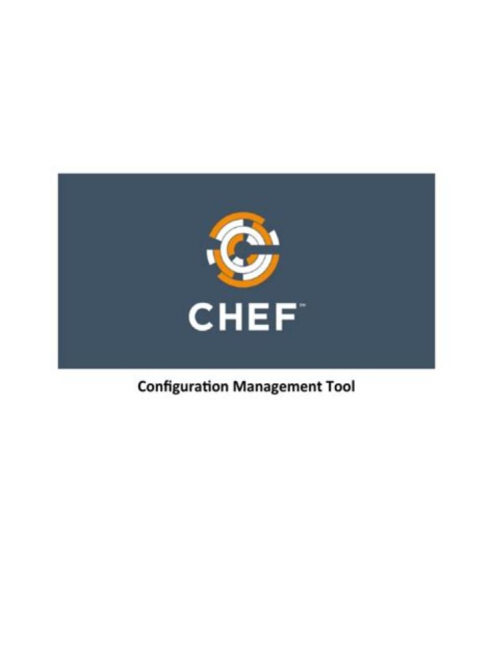 Chef Configuration Management Tool PDF: Streamline Kitchen Tech Setup