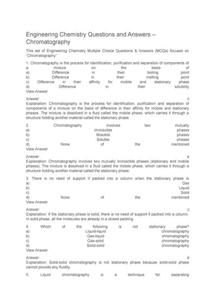 Chemical Engineering Questions & Answers PDF: Expert Solutions