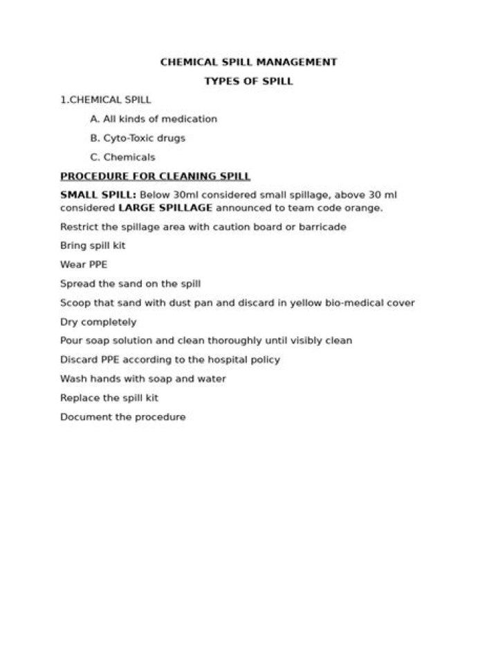 Chemical Spill Management PDF: Essential Emergency Response Guide
